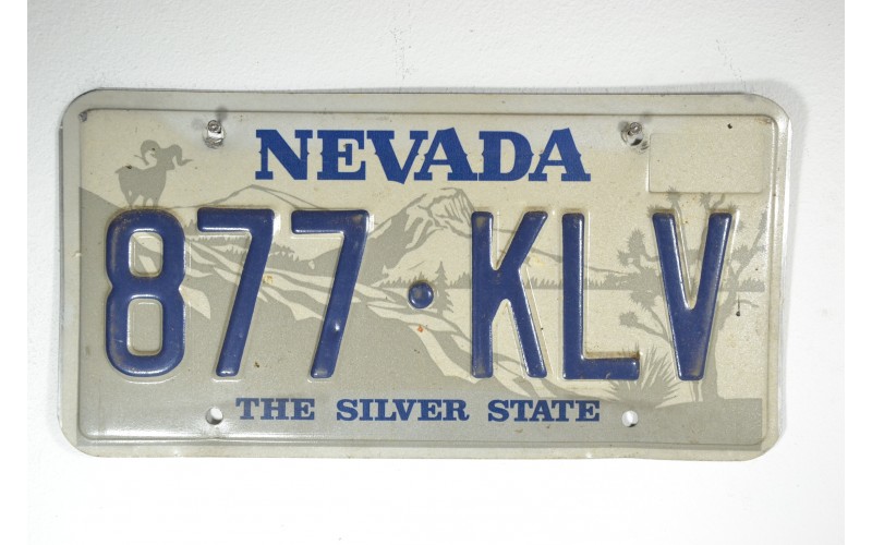 Plaque d'immatriculation americaine Nevada USA US License Plate Plaque d'immatriculation americaine Nevada USA US License Plate